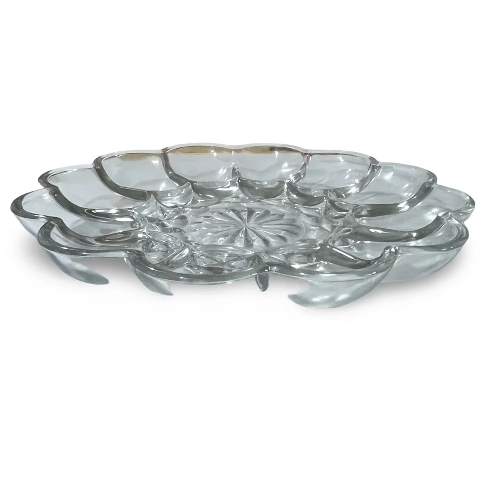 Vintage Anchor Hocking Deviled Egg Platter